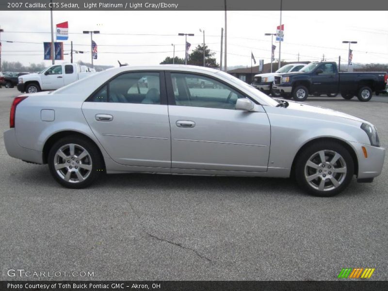Light Platinum / Light Gray/Ebony 2007 Cadillac CTS Sedan