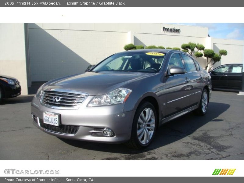 Platinum Graphite / Graphite Black 2009 Infiniti M 35x AWD Sedan