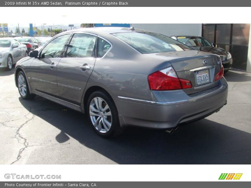 Platinum Graphite / Graphite Black 2009 Infiniti M 35x AWD Sedan