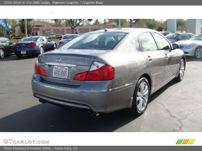 Platinum Graphite / Graphite Black 2009 Infiniti M 35x AWD Sedan