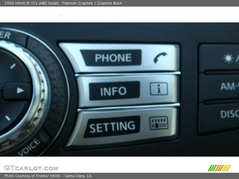 Platinum Graphite / Graphite Black 2009 Infiniti M 35x AWD Sedan