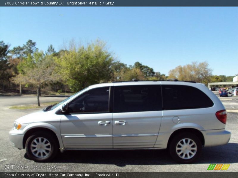 Bright Silver Metallic / Gray 2003 Chrysler Town & Country LXi