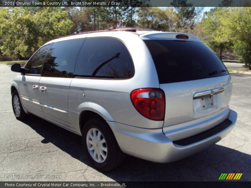 Bright Silver Metallic / Gray 2003 Chrysler Town & Country LXi