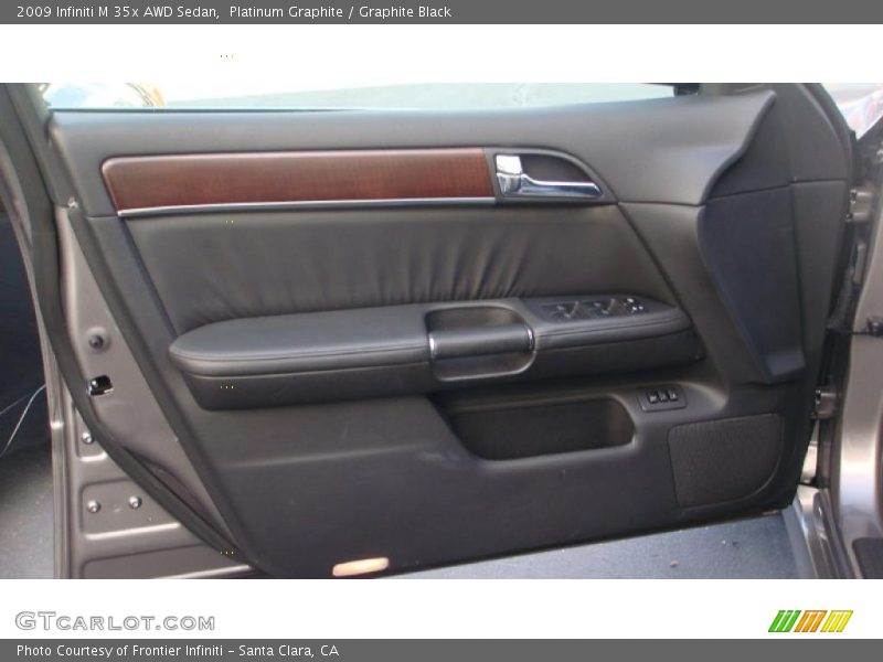 Platinum Graphite / Graphite Black 2009 Infiniti M 35x AWD Sedan
