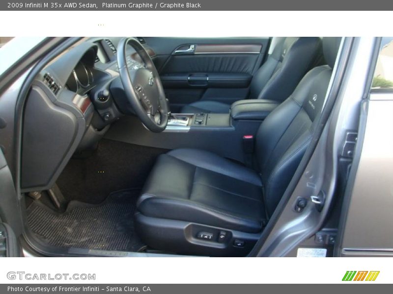 Platinum Graphite / Graphite Black 2009 Infiniti M 35x AWD Sedan
