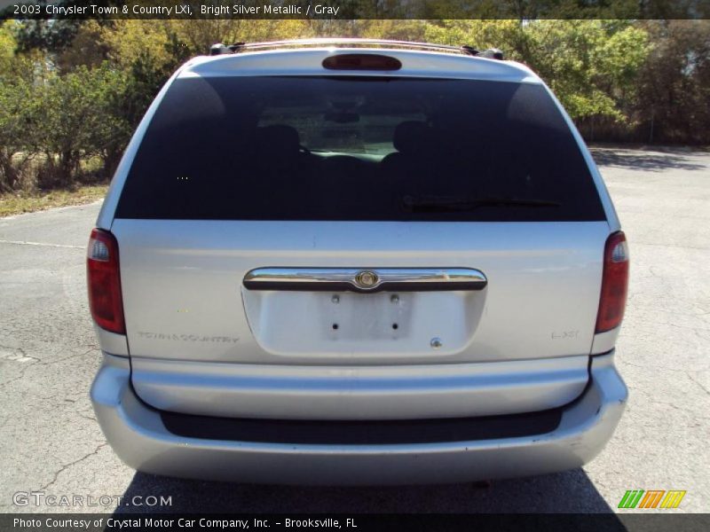 Bright Silver Metallic / Gray 2003 Chrysler Town & Country LXi