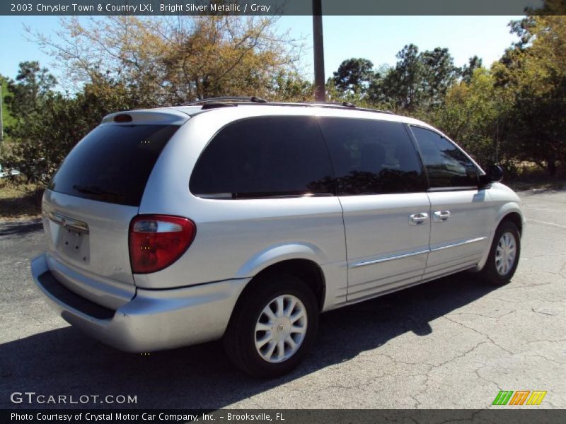 Bright Silver Metallic / Gray 2003 Chrysler Town & Country LXi