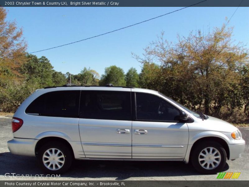 Bright Silver Metallic / Gray 2003 Chrysler Town & Country LXi