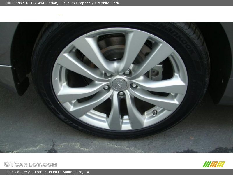 Platinum Graphite / Graphite Black 2009 Infiniti M 35x AWD Sedan