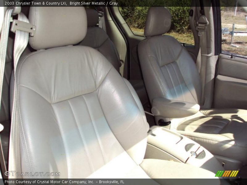 Bright Silver Metallic / Gray 2003 Chrysler Town & Country LXi