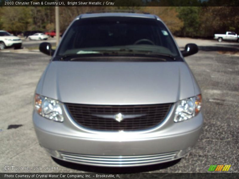 Bright Silver Metallic / Gray 2003 Chrysler Town & Country LXi
