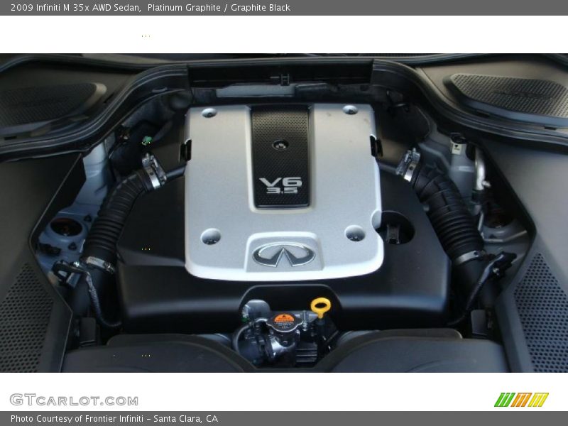 Platinum Graphite / Graphite Black 2009 Infiniti M 35x AWD Sedan