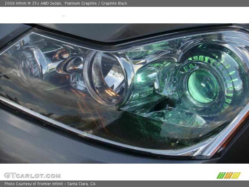 Platinum Graphite / Graphite Black 2009 Infiniti M 35x AWD Sedan