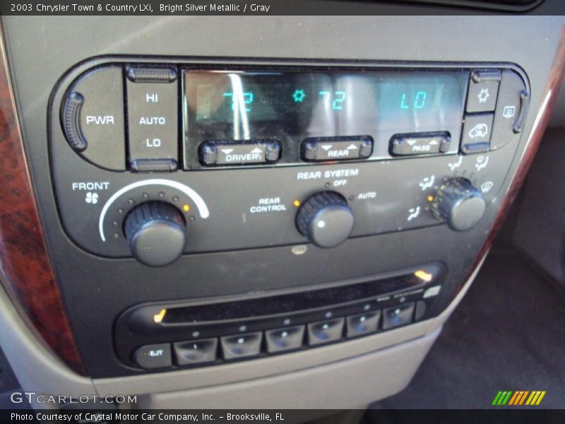 Bright Silver Metallic / Gray 2003 Chrysler Town & Country LXi