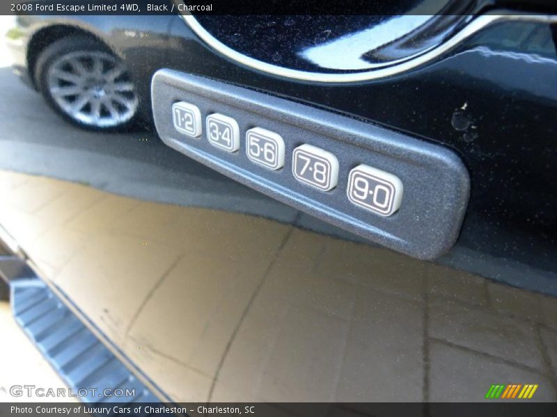 Black / Charcoal 2008 Ford Escape Limited 4WD