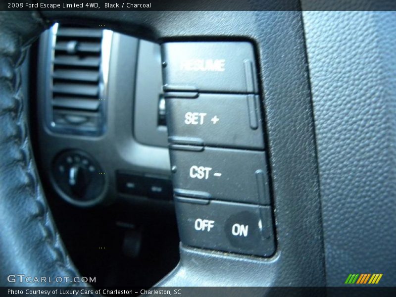 Black / Charcoal 2008 Ford Escape Limited 4WD
