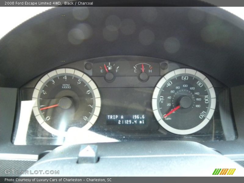 Black / Charcoal 2008 Ford Escape Limited 4WD