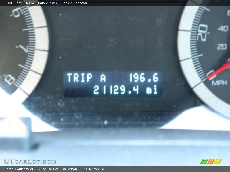 Black / Charcoal 2008 Ford Escape Limited 4WD