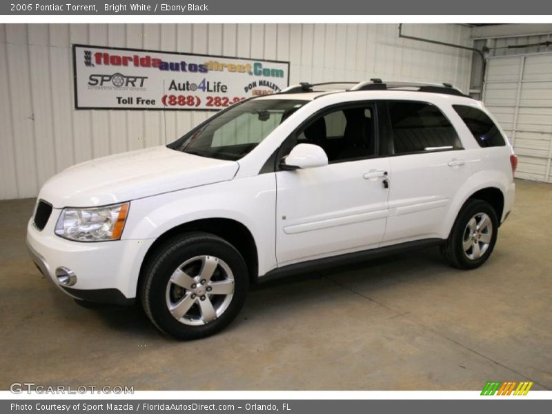 Bright White / Ebony Black 2006 Pontiac Torrent