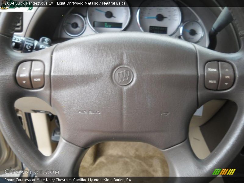 Light Driftwood Metallic / Neutral Beige 2004 Buick Rendezvous CX