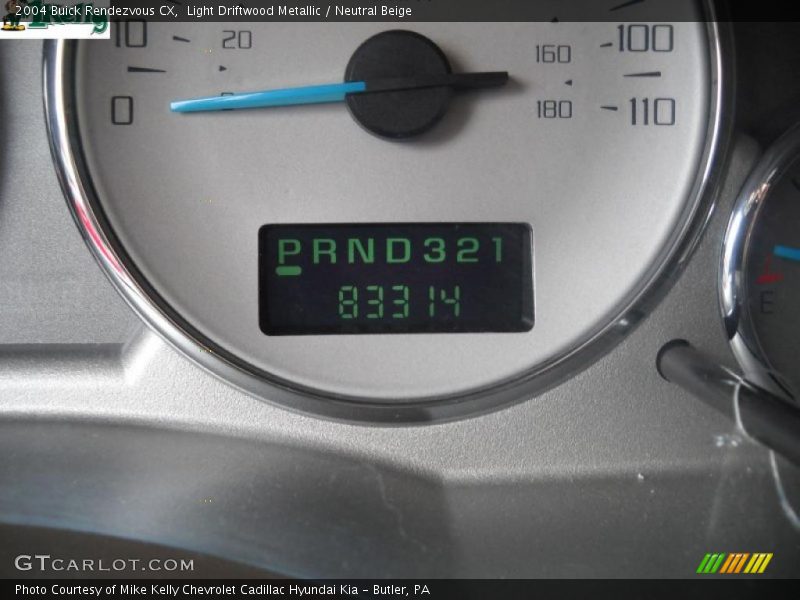 Light Driftwood Metallic / Neutral Beige 2004 Buick Rendezvous CX