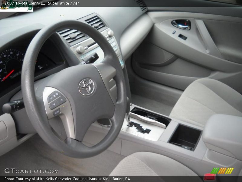 Super White / Ash 2007 Toyota Camry LE