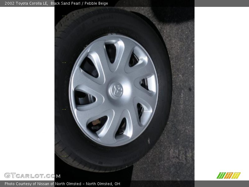 Black Sand Pearl / Pebble Beige 2002 Toyota Corolla LE