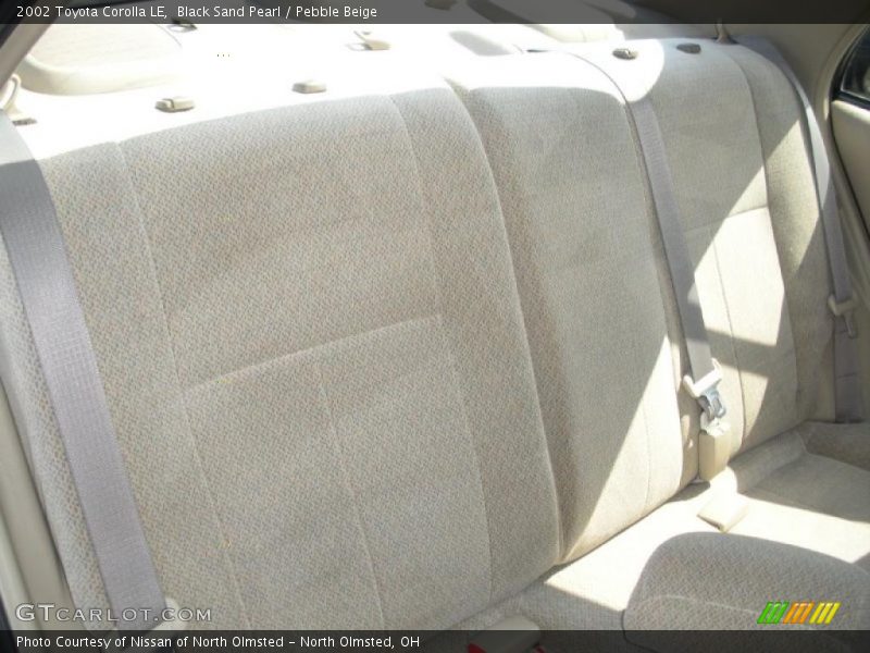 Black Sand Pearl / Pebble Beige 2002 Toyota Corolla LE