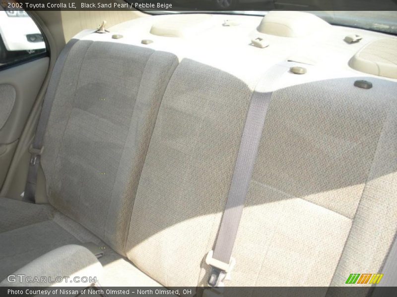 Black Sand Pearl / Pebble Beige 2002 Toyota Corolla LE