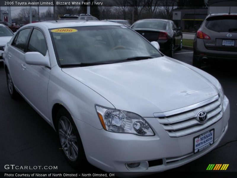 Blizzard White Pearl / Ivory 2006 Toyota Avalon Limited