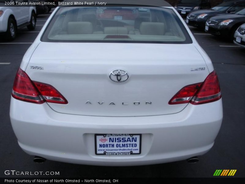 Blizzard White Pearl / Ivory 2006 Toyota Avalon Limited