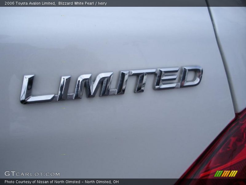 Blizzard White Pearl / Ivory 2006 Toyota Avalon Limited