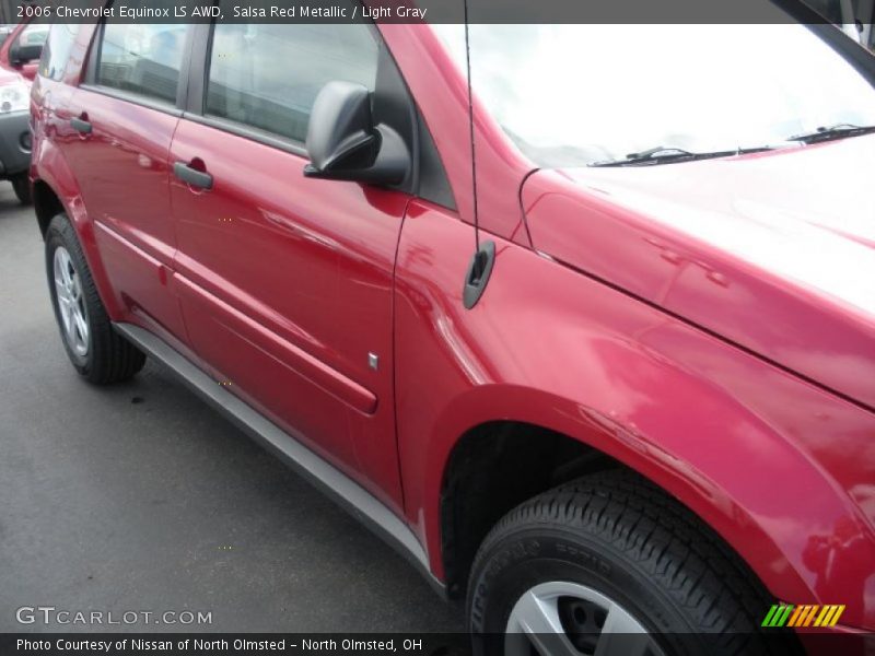 Salsa Red Metallic / Light Gray 2006 Chevrolet Equinox LS AWD