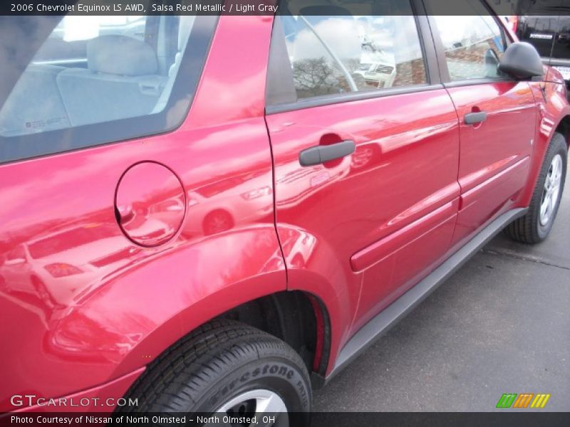 Salsa Red Metallic / Light Gray 2006 Chevrolet Equinox LS AWD
