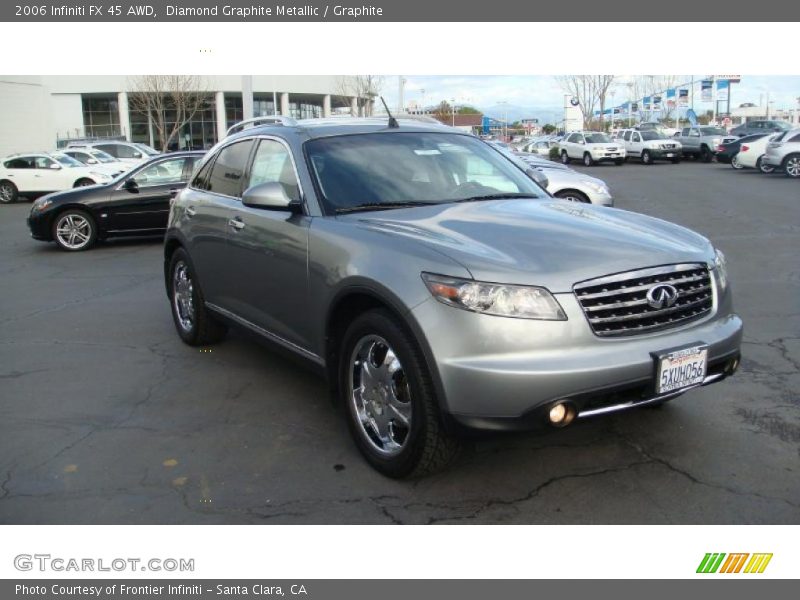 Diamond Graphite Metallic / Graphite 2006 Infiniti FX 45 AWD