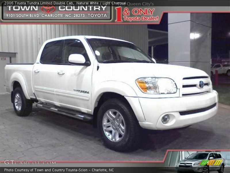 Natural White / Light Charcoal 2006 Toyota Tundra Limited Double Cab