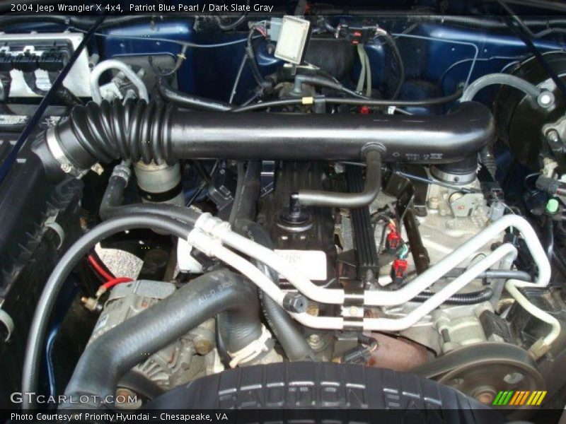 Patriot Blue Pearl / Dark Slate Gray 2004 Jeep Wrangler X 4x4