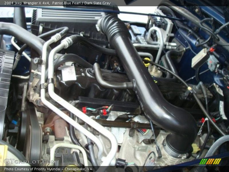 Patriot Blue Pearl / Dark Slate Gray 2004 Jeep Wrangler X 4x4