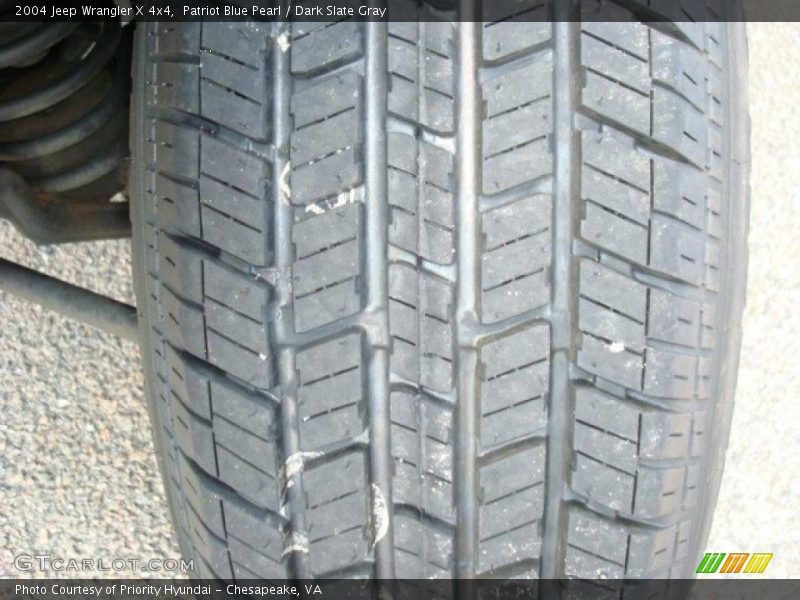 Patriot Blue Pearl / Dark Slate Gray 2004 Jeep Wrangler X 4x4