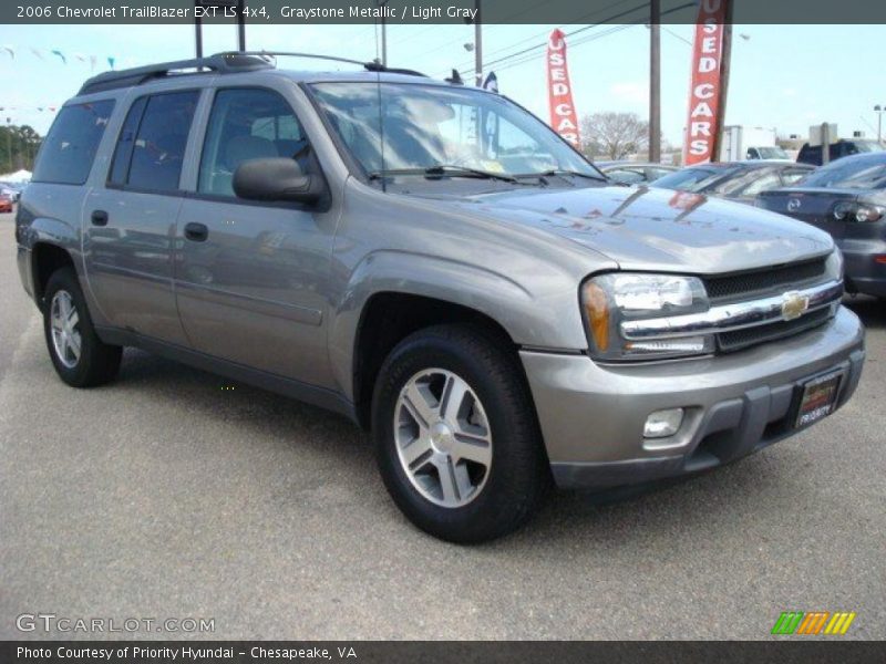 Graystone Metallic / Light Gray 2006 Chevrolet TrailBlazer EXT LS 4x4