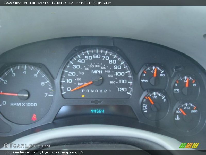 Graystone Metallic / Light Gray 2006 Chevrolet TrailBlazer EXT LS 4x4