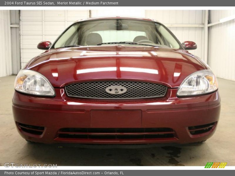 Merlot Metallic / Medium Parchment 2004 Ford Taurus SES Sedan