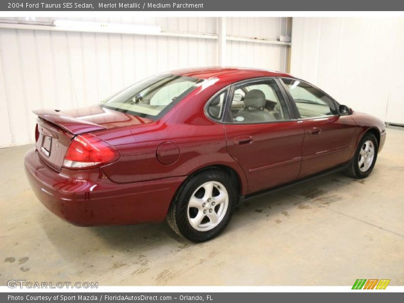 Merlot Metallic / Medium Parchment 2004 Ford Taurus SES Sedan
