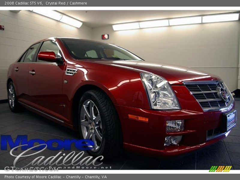 Crystal Red / Cashmere 2008 Cadillac STS V6