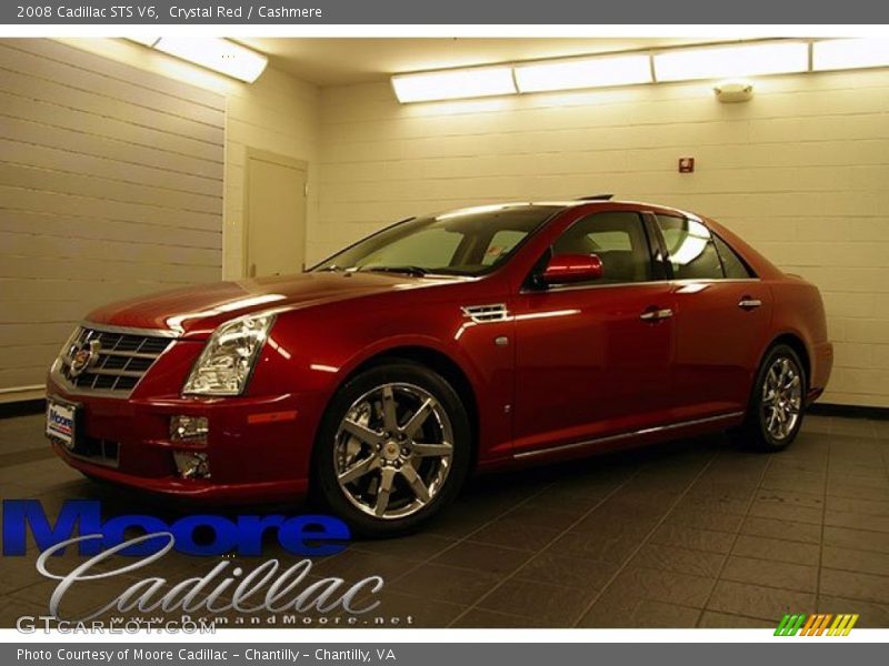 Crystal Red / Cashmere 2008 Cadillac STS V6