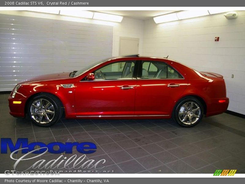 Crystal Red / Cashmere 2008 Cadillac STS V6