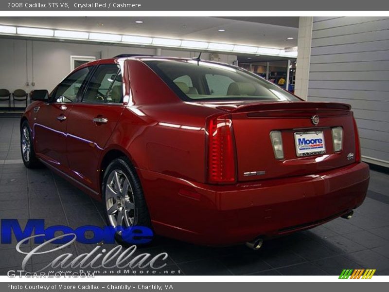 Crystal Red / Cashmere 2008 Cadillac STS V6