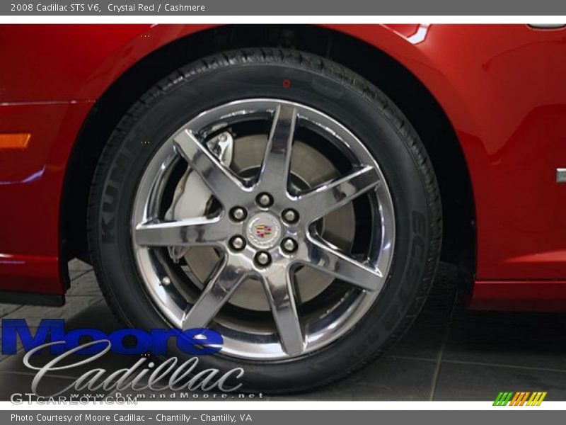 Crystal Red / Cashmere 2008 Cadillac STS V6