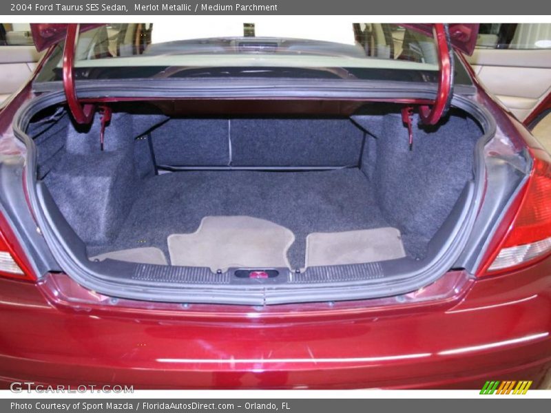 Merlot Metallic / Medium Parchment 2004 Ford Taurus SES Sedan