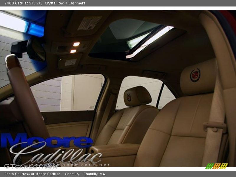Crystal Red / Cashmere 2008 Cadillac STS V6